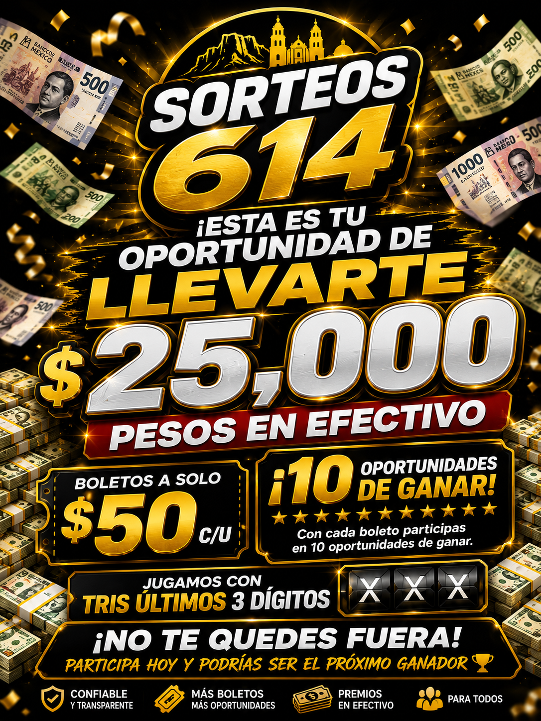 SORTEO EXPRÉS DE 25k